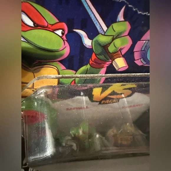 For Treasures Vintage Teenage Mutant Ninja Turtles Mini Battling Warriors - Picture 5 of 6